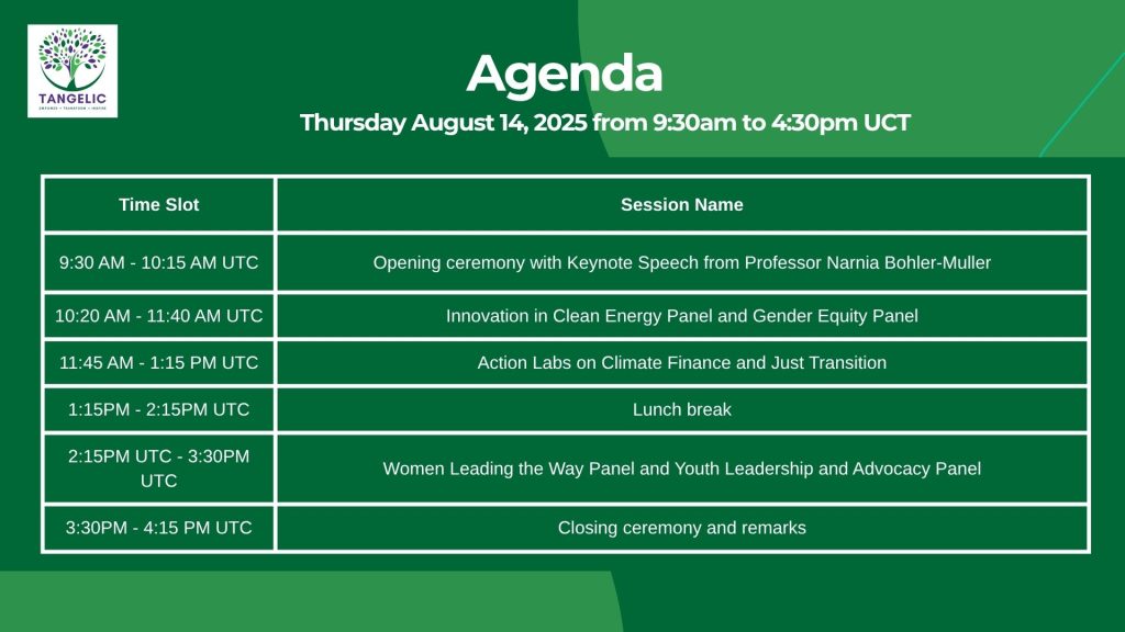 SEED Conference Tangelic Agenda
